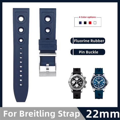 breitling straps 22mm|breitling avenger 22mm rubber strap.